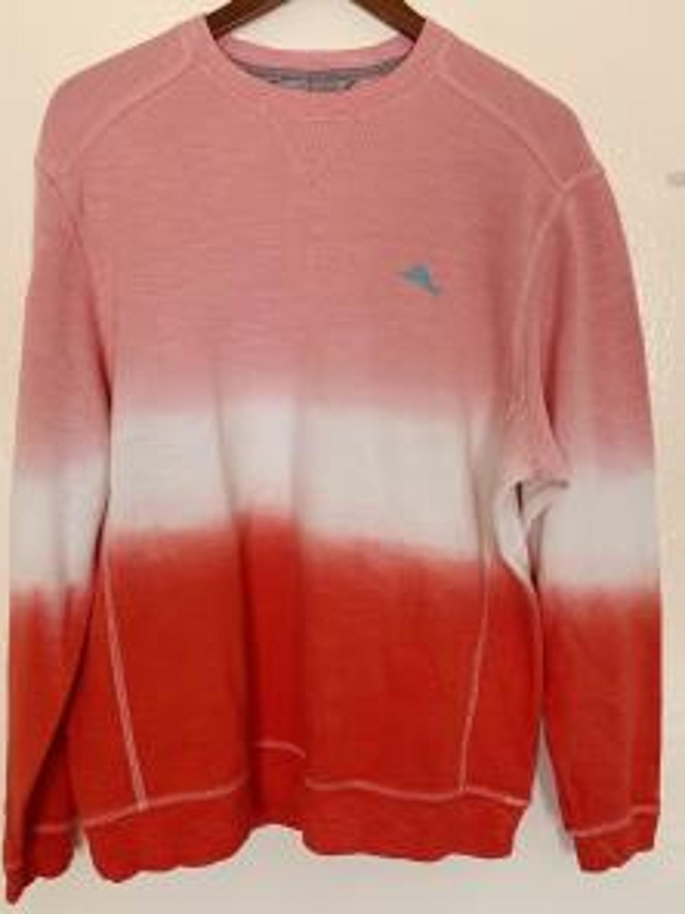 Men's Tommy Bahama Ombre Crewneck Sweater - Pink to Red